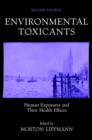 Image for Environmental toxicants  : human exposures and their health effects
