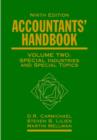 Image for Accountant&#39;s handbookVol. 2