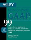 Image for Wiley Not-for-Profit GAAP 99