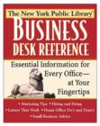 Image for The New York Public Library Business Desk Reference