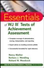 Image for Essentials of WJ III Tests of Achievement Assessment