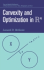 Image for Convexity and optimization in R-n