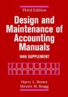 Image for Design and maintenance of accounting manuals