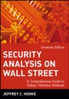 Image for Security analysis on Wall Street  : a comprehensive guide to today&#39;s valuation methods