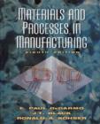 Image for Materials and Processes in Manufacturing