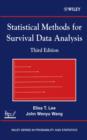 Image for Statistical Methods for Survival Data Analysis