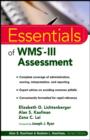 Image for Essentials of WMS-III assessment