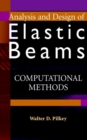Image for Analysis and Design of Elastic Beams