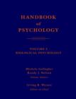 Image for Handbook of psychology: Biological psychology