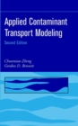 Image for Applied contaminant transport modeling  : theory and practice