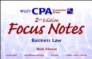 Image for Wiley CPA examination review focus notes: Law : Business Law