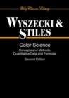 Image for Color science  : concepts and methods, quantitative data and formulae