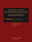 Image for Comprehensive handbook of psychological assessementVol. 3: Behavioral assessment