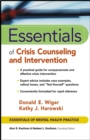 Image for Essentials of crisis counseling and intervention
