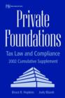 Image for Private Foundations : Tax Law and Compliance 2002 Cumulative Supplement