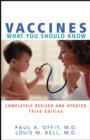 Image for Vaccines  : what you should know