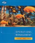 Image for Webct to Accompany Operations Management First EDI Tion