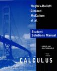 Image for Calculus : Single and Multivariable Student Solutions Manual