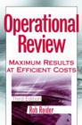 Image for Operational review: maximum results at efficient costs