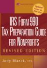 Image for IRS Form 990 tax preparation guide for nonprofits