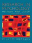 Image for Research in psychology  : methods and design