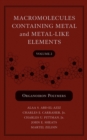 Image for Macromolecules Containing Metal and Metal-Like Elements, Volume 2