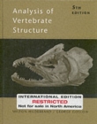 Image for Analysis of Vertebrate Structure