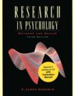 Image for Research in Psychology - Methods &amp; Design 3e
