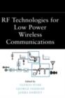Image for RF technologies for low power wireless communications