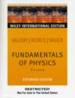 Image for Fundamentals of physics