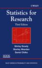Image for Statistics for research.