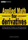 Image for Applied Maths for Derivatives