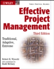 Image for Effective Project Management: Traditional, Adaptive, Extreme
