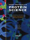 Image for Short Protocols in Protein Science