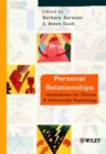 Image for Personal relationships  : implications for clinical and community psychology