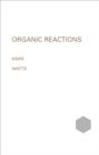 Image for Organic Reaction Mechanisms 1999