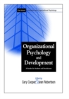 Image for Organizational psychology and development  : key topics for students and practitioners