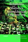 Image for Reliability &amp; statistics in geotechnical engineering