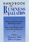 Image for Handbook of Business Valuation