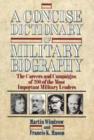 Image for A Concise Dictionary of Military Biography