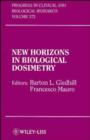 Image for New Horizons in Biological Dosimetry