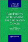 Image for Late Effects of Treatment for Childhood Cancer