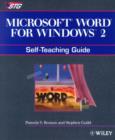 Image for Microsoft WORD for Windows 2 : Self-teaching Guide
