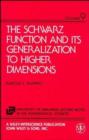 Image for The Schwarz Function and Its Generalization to Higher Dimensions