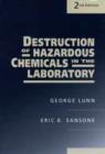 Image for Destruction of Hazardous Chemicals in the Laboratory