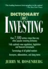 Image for Dictionary of Investing