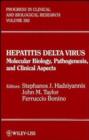 Image for Hepatitis Delta Virus : Molecular Biology, Pathogenesis, and Clinical Aspects
