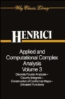 Image for Applied and Computational Complex Analysis, Volume 3