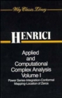 Image for Applied and Computational Complex Analysis, Volume 1