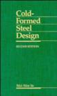 Image for Cold-Formed Steel Design